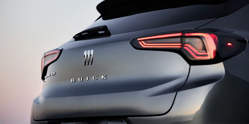 2026 Buick Encore GX rear exterior showcasing signature LED taillights
