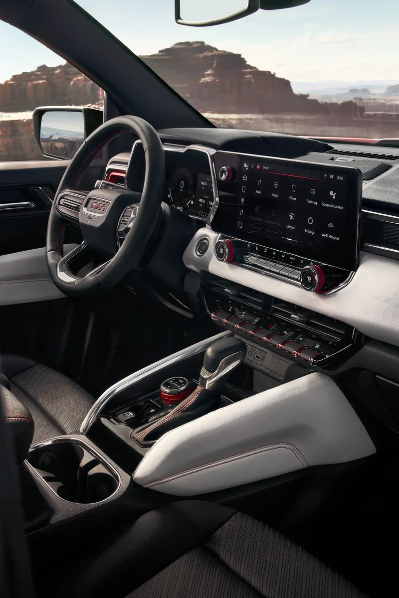 2026 GMC Canyon infotainment system at Vann York Buick GMC in High Point NC