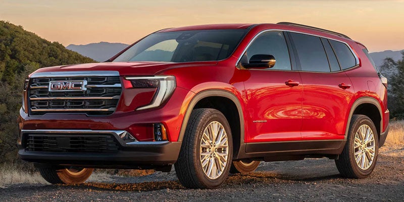 2026 GMC Acadia showcasing turbocharged performance.