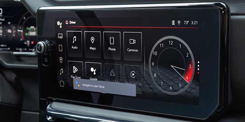 2026 GMC Sierra 1500 infotainment touchscreen and digital display